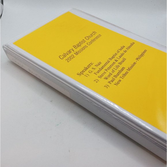 Derby Kansas Calvary Baptist Church 2002 Missions Conference Audio Cassettes - Picture 3 of 5